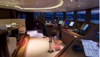 The wheelhouse - Yacht Eminence -Interior by Reymond Langton Design